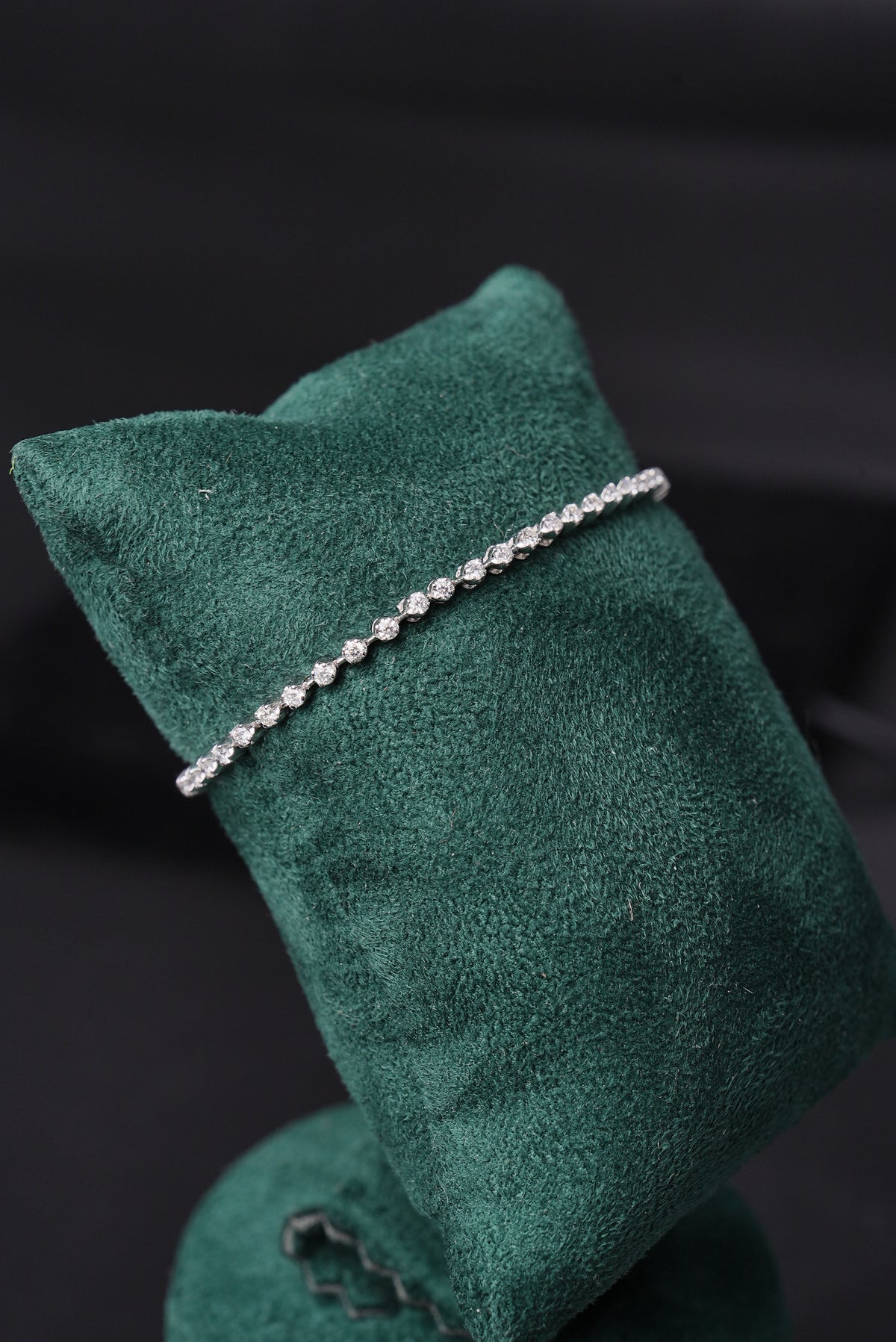 Radiant Solitaire Cascade Natural Diamond Tennis Bracelet - BLA1290