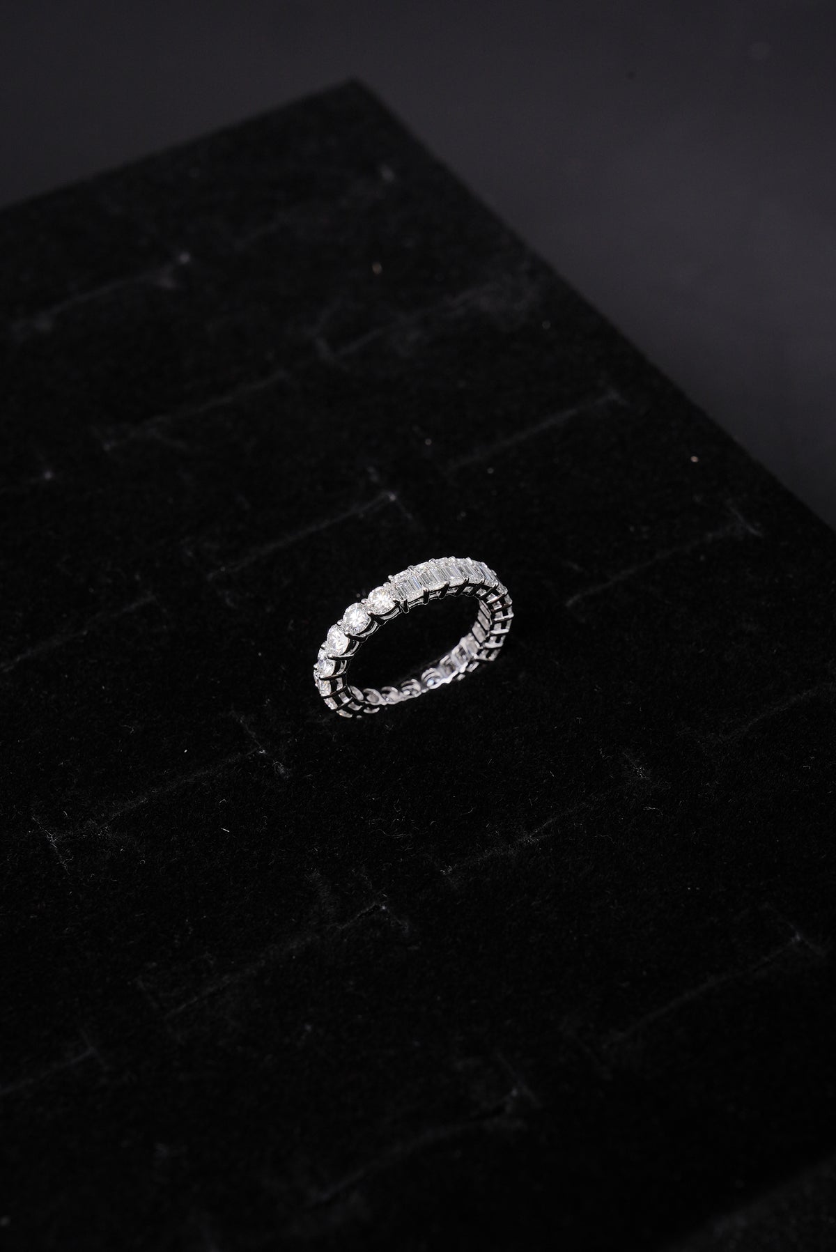 Timeless Emerald Cut Diamond Ladies Ring - RLB3150