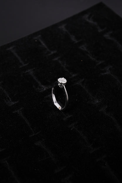 Ethereal Solitaire Cascade 18K Ladies Ring - RLA2531
