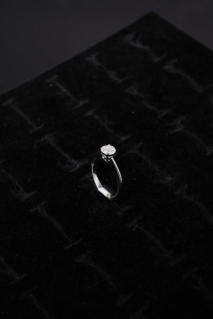 Ethereal Solitaire Cascade 18K Ladies Ring - RLA2531