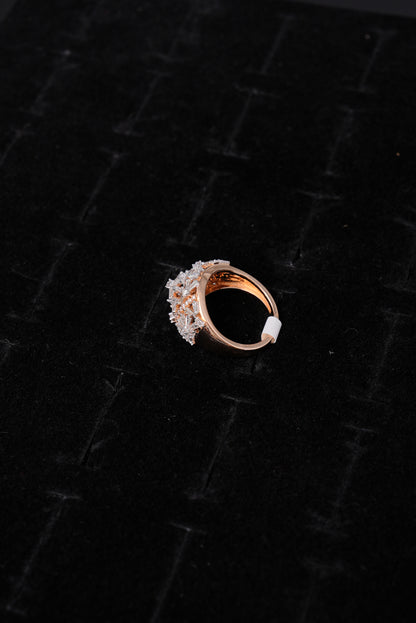 Celestial Diamond Cluster 18K Ladies Ring - RLB3078