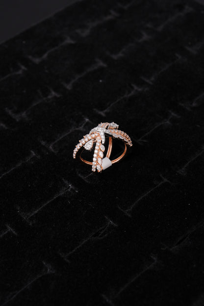 Marquise Silhouette Natural Diamond Ladies Ring - RLA2628