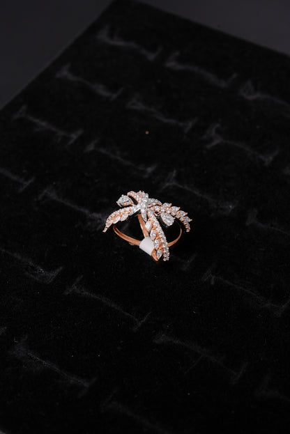 Marquise Silhouette Natural Diamond Ladies Ring - RLA2628