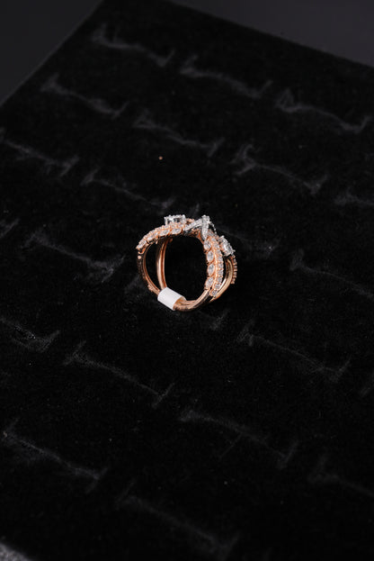 Marquise Silhouette Natural Diamond Ladies Ring - RLA2628
