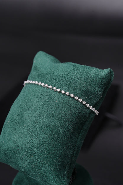 Radiant Solitaire Cascade Natural Diamond Tennis Bracelet - BLA1290