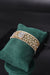 Gilded Lattice Natural Diamond Half Bracelet - ZBH343